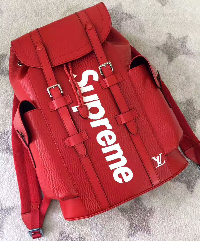 Louis Vuitton x Supreme Epi Backpack Red